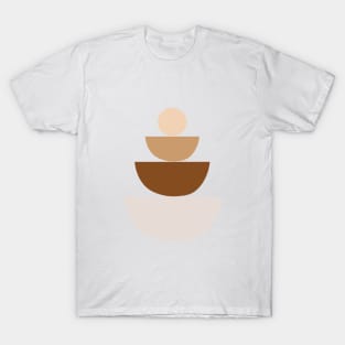 Boho minimal abstract shapes T-Shirt